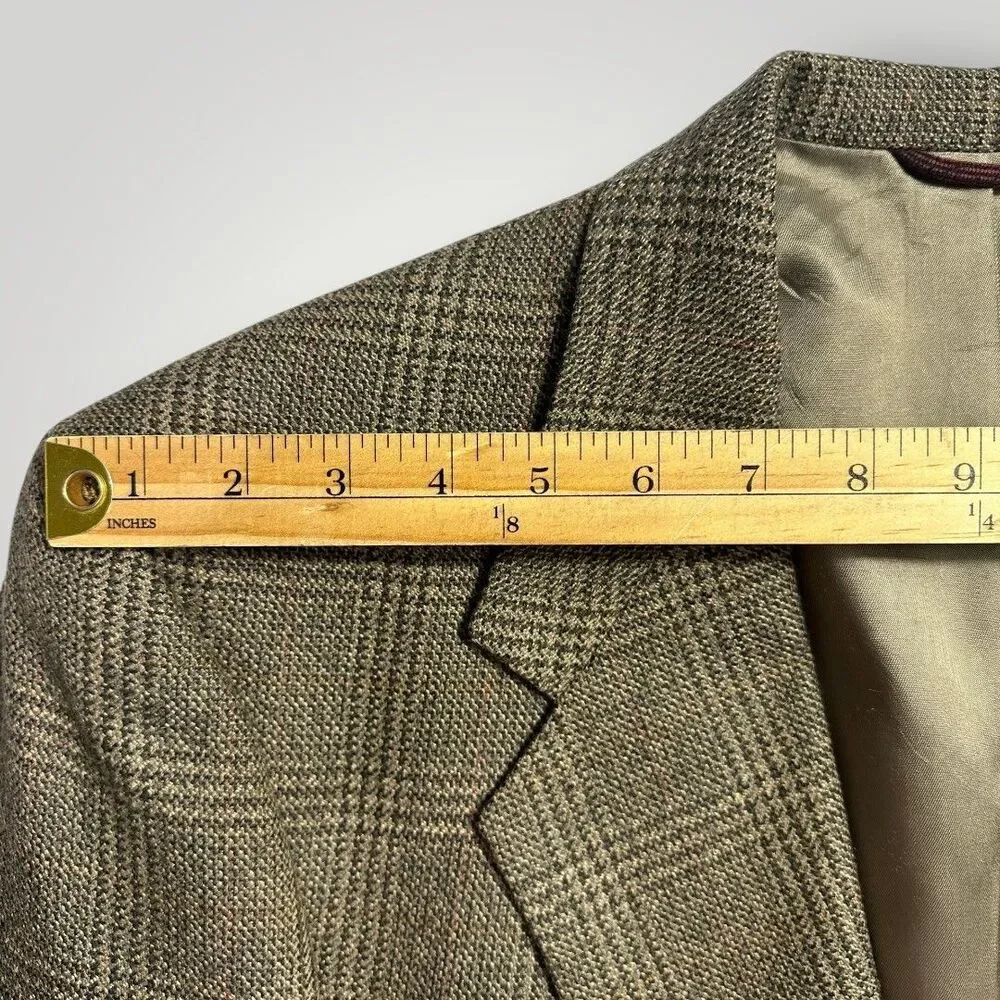 HART SHAFFNER MARX Vintage Mens Blazer Sport Coat 2 Button Suit Jacket Wool 42R